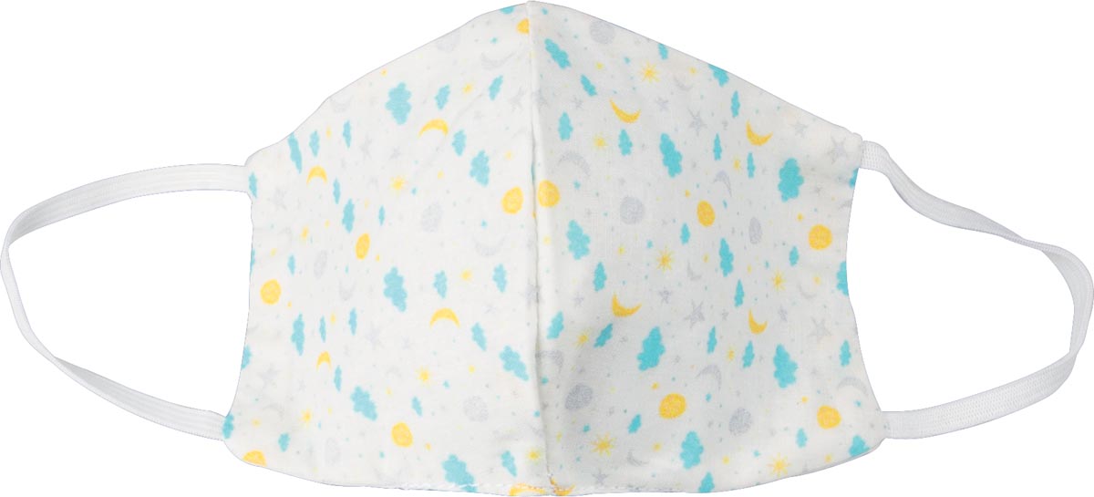 Wasbaar mondmasker, sweat dreams motief, maat: kinderen, pak van 5 stuks afbeelding