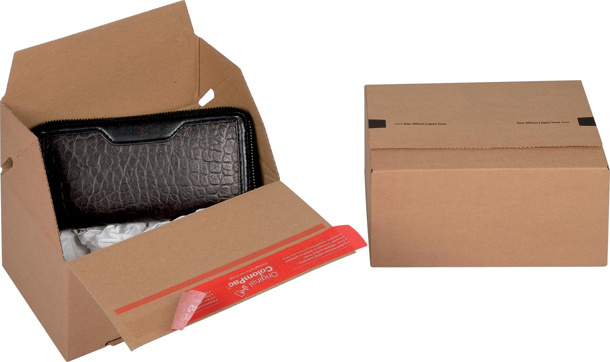 Colompac Eurobox Size S, binnenformaat 195 x 145 x 90 mm, bruin afbeelding
