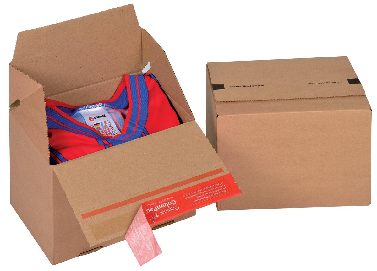 Colompac Eurobox Size S, binnenformaat 195 x 145 x 140 mm, bruin afbeelding
