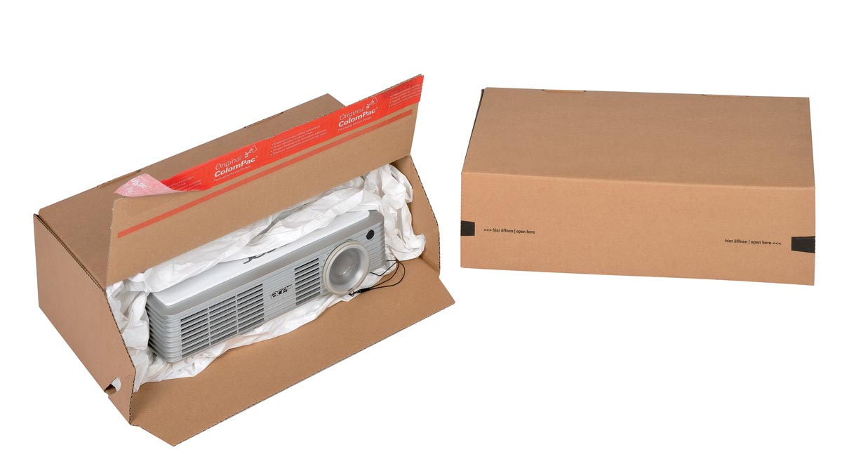 Colompac Eurobox Size M, binnenformaat 294 x 94 x 137 mm, bruin