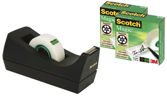 Scotch plakbandafroller C38 zwart, inclusief 3 rolletjes (19 x 33 mm) Scotch plakbandafroller C38 zwart, inclusief 3 rolletjes (19 x 33 mm)