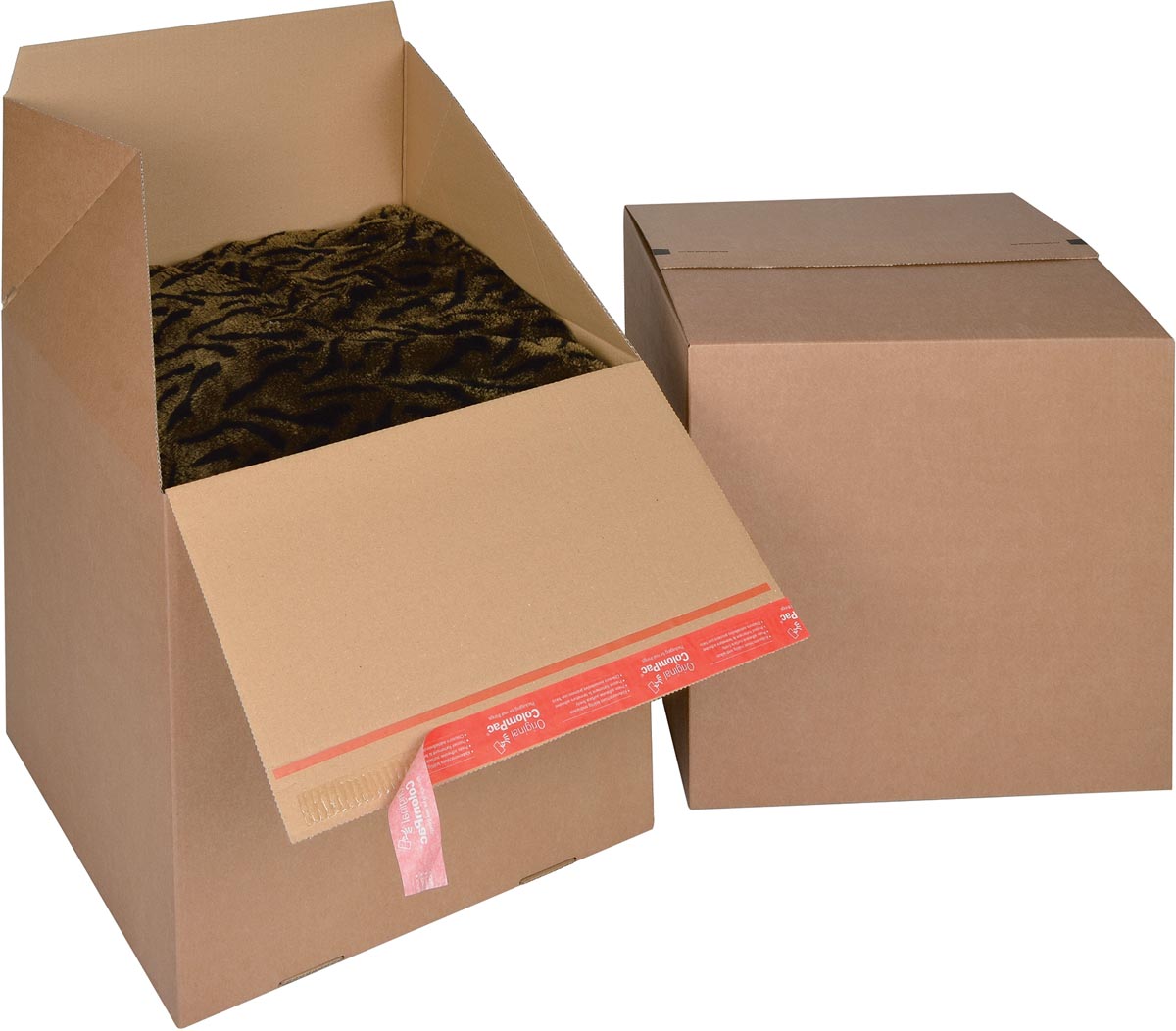 Colompac Eurobox Size L, binnenformaat 394 x 394 x 384 mm, bruin
