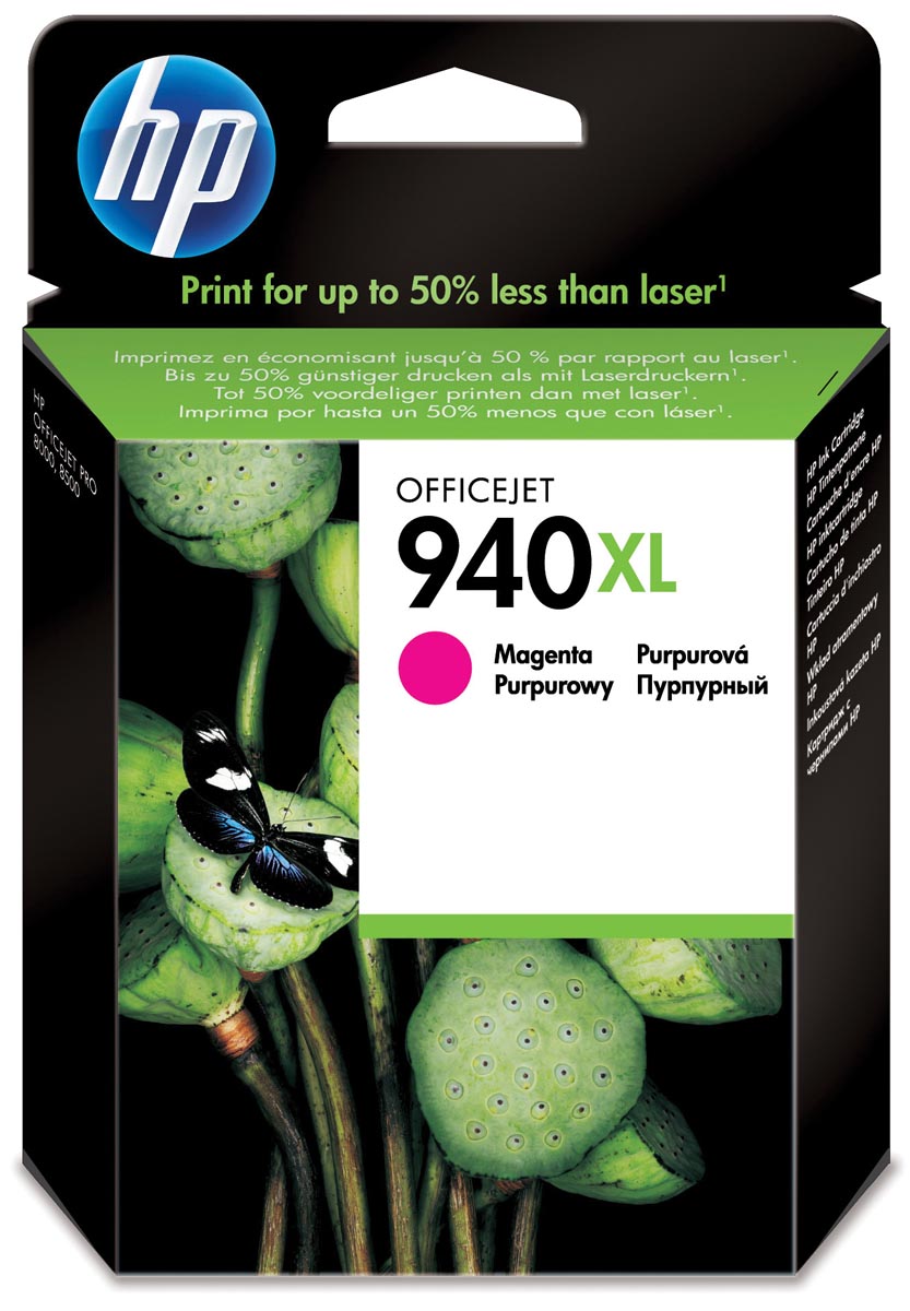 Hp Inktcartridge 940Xl 1 400 Paginas Oem C4908Ae Magenta huismerk kopen in de aanbieding