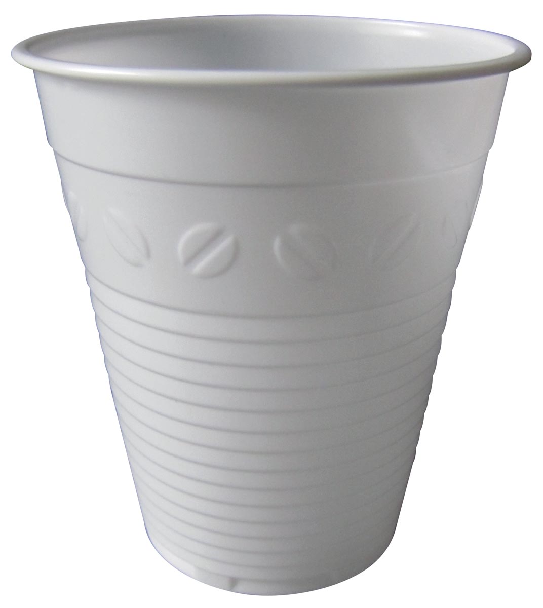Automaatbeker uit polystyreen voor warme dranken, 150 ml, wit, pak van 100 stuks