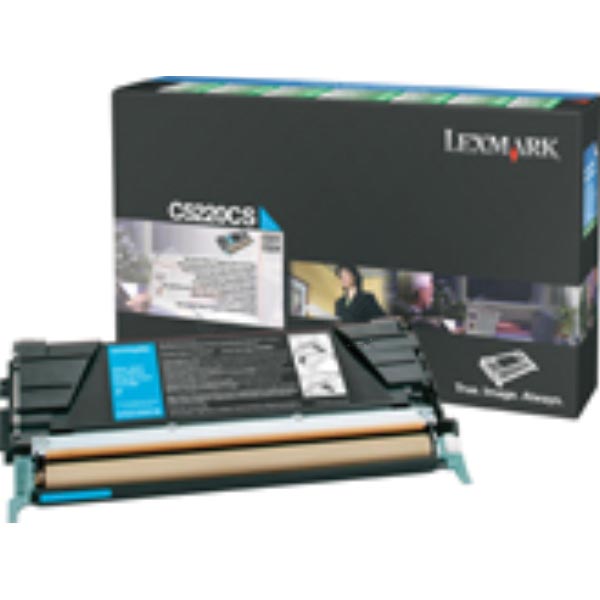 Lexmark toner cyaan, 3000 pagina's - OEM C5220CS