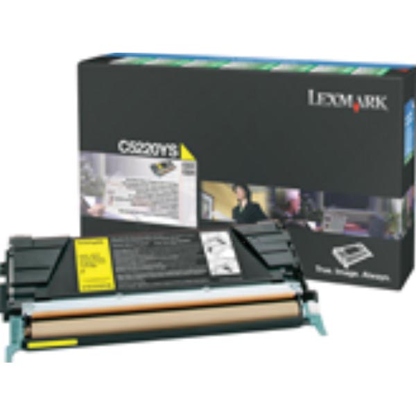 Lexmark toner geel, 3000 pagina's - OEM C5220YS