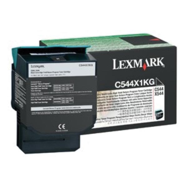 Lexmark Toner zwart return program - 6000 pagina's - C544X1KG