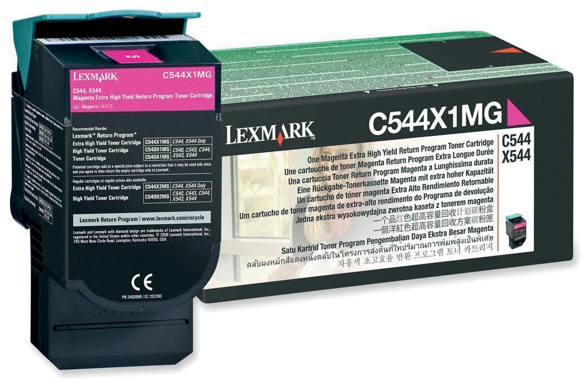 Lexmark Toner magenta return program - 4000 pagina's - C544X1MG