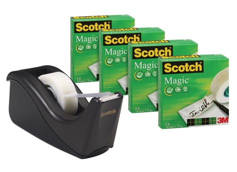 Scotch Plakbandafroller Two Tone Black huismerk kopen in de aanbieding