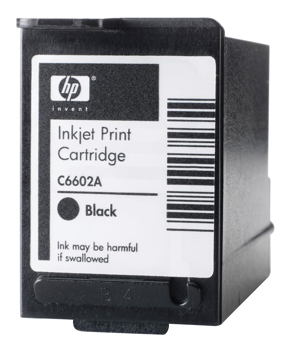 HP inktcartridge, 18 ml, OEM C6602A, zwart
