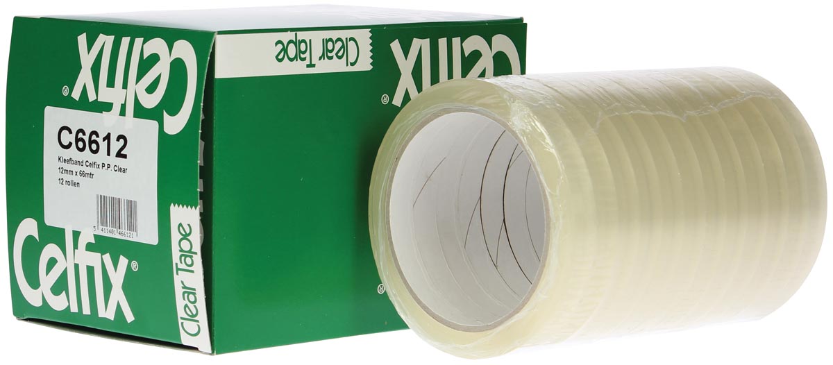 Celfix plakband PP ft 12 mm x 66 m afbeelding