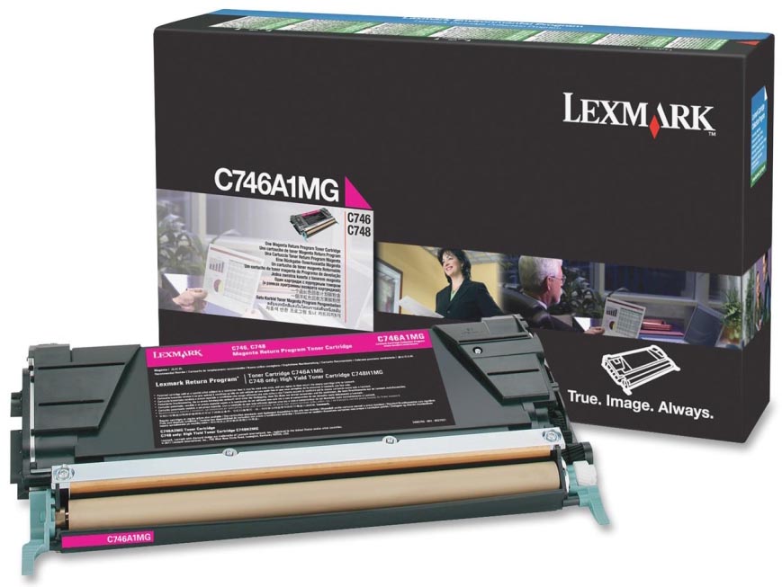 Lexmark Tonercartridge magenta return program - 7000 pagina's - C746A1MG