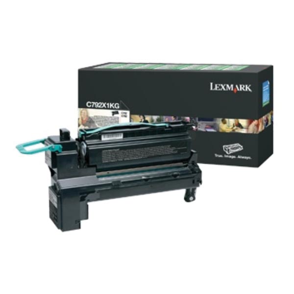 Lexmark Tonercartridge zwart return program - 20000 pagina's - C792X1KG