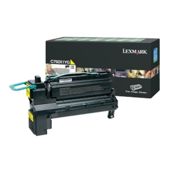 Lexmark Tonercartridge geel return program - 20000 pagina's - C792X1YG