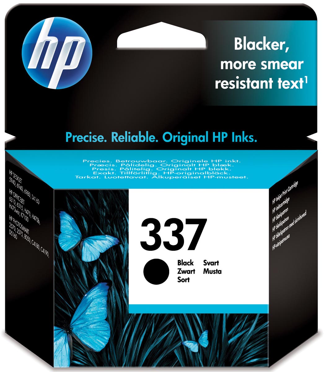 HP inktcartridge 337, 420 pagina&apos;s, OEM C9364EE, zwart afbeelding