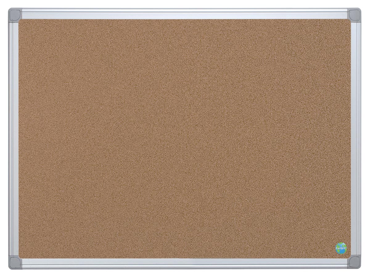 Bi-Office kurkbord Earth-it ft 90 x 60 cm afbeelding