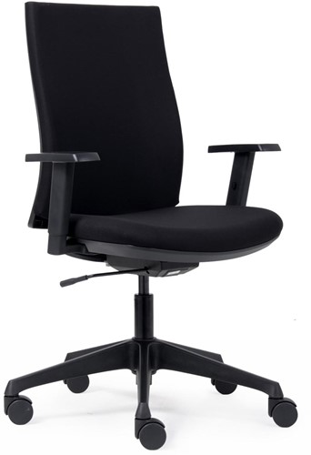 Euroseats bureaustoel Canillo, stoffen rug