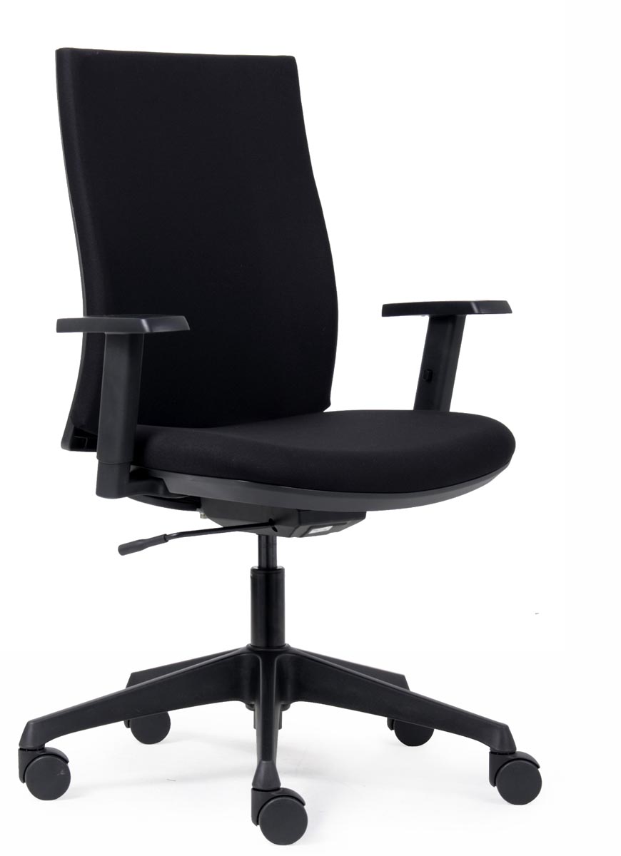 Euroseats bureaustoel Canillo, stoffen rug afbeelding