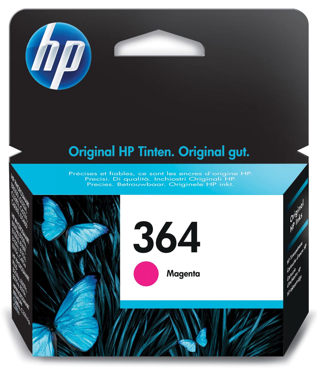 HP inktcartridge 364, 300 pagina&apos;s, OEM CB319EE, magenta afbeelding