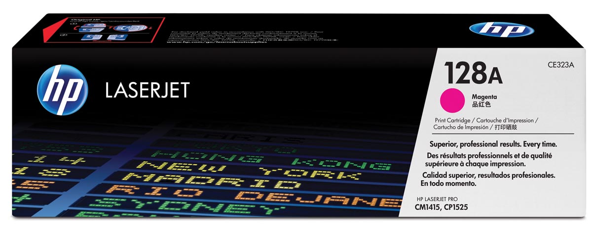 HP toner 128A, 1 300 pagina&apos;s, OEM CE323A, magenta