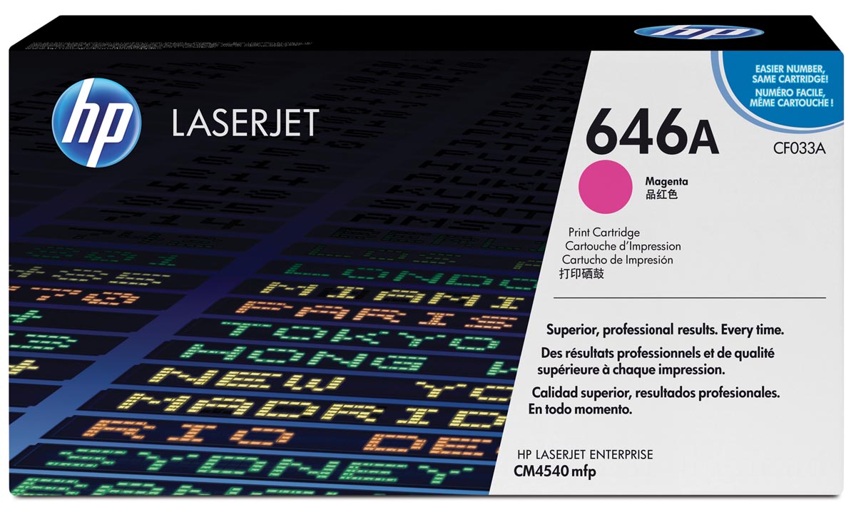 HP toner 646A, 12 500 pagina's, OEM CF033A, magenta
