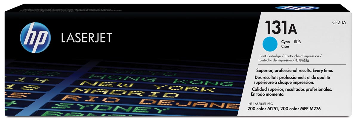 HP toner 131A, 1 800 pagina&apos;s, OEM CF211A, cyaan