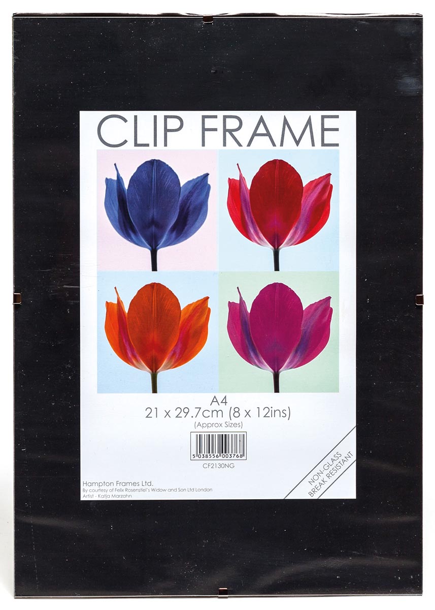TPAC fotokader met clips, ft A4