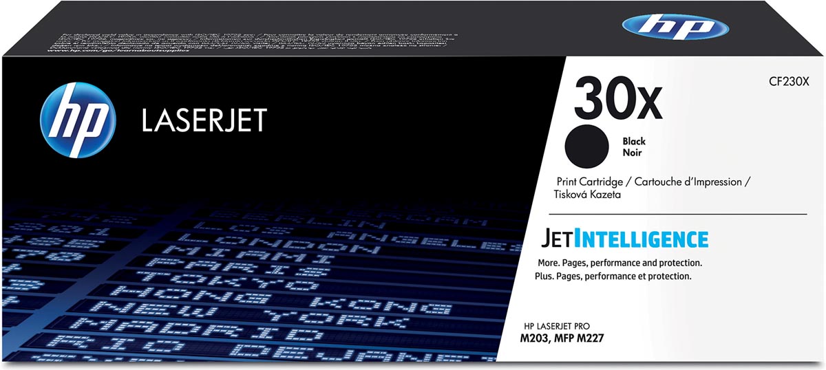 HP toner 30X, 3 500 pagina&apos;s, OEM CF230X, zwart afbeelding