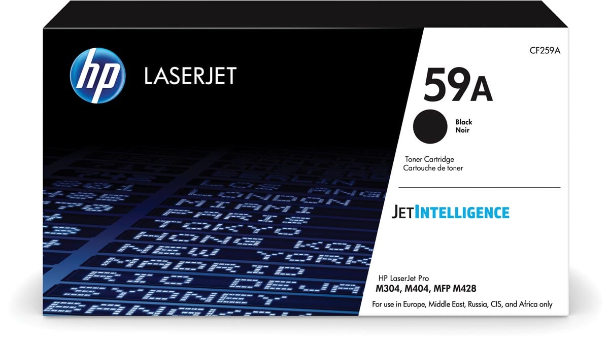HP toner 59A, 3.000 pagina&apos;s, OEM CF259A, zwart afbeelding