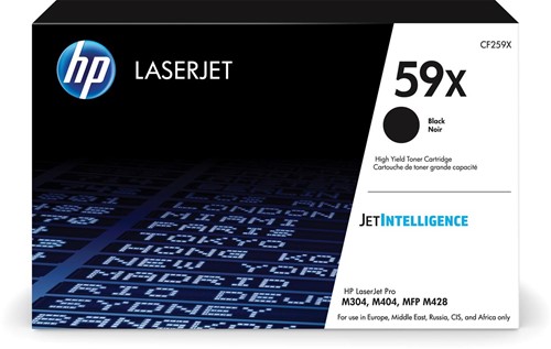 HP toner 59X, 10.000 pagina's, OEM CF259X, zwart