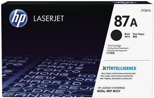 HP toner 87A, 9 000 pagina's, OEM CF287A, zwart