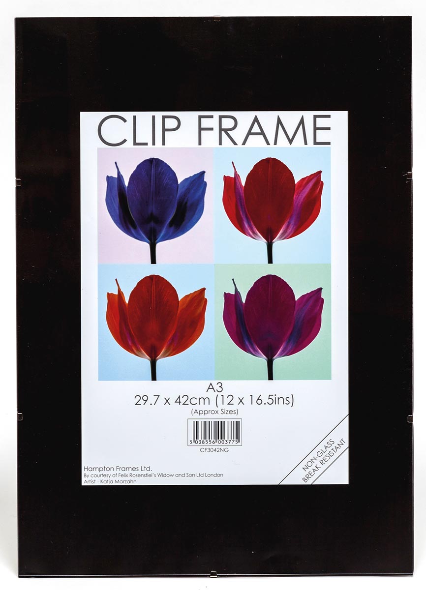 TPAC fotokader met clips, ft A3