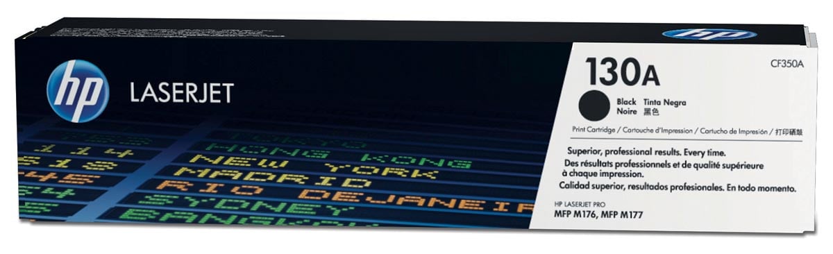 HP toner 130A, 1 300 pagina's, OEM CF350A, zwart