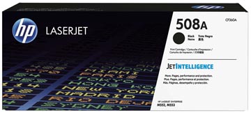 HP toner 508A, 6 000 pagina&apos;s, OEM CF360A, zwart afbeelding