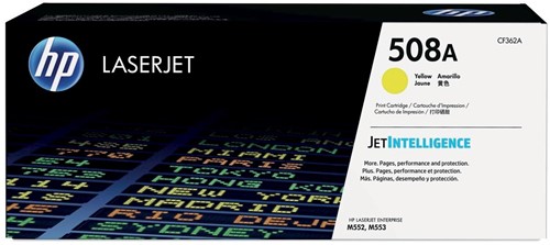 HP toner 508A, 5 000 pagina's, OEM CF362A, geel