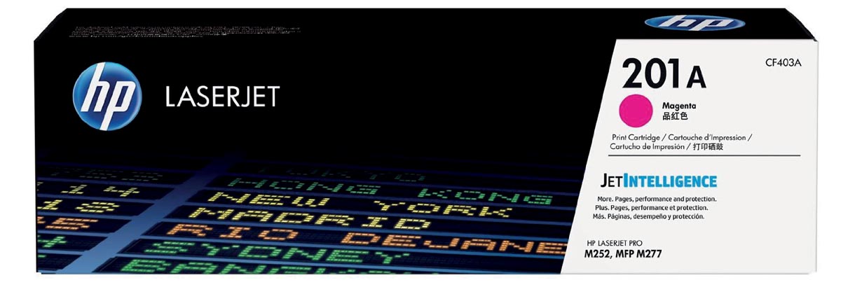 HP toner 201A, 1 400 pagina&apos;s, OEM CF403A, magenta