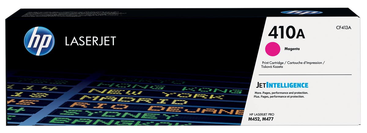HP toner 410A, 2 300 pagina&apos;s, OEM CF413A, magenta afbeelding