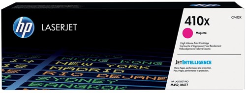 HP toner 410X, 5 000 pagina's, OEM OEM CF413X, magenta