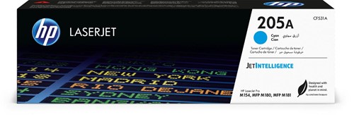 HP toner 205A, 900 pagina's, OEM CF531A, cyaan