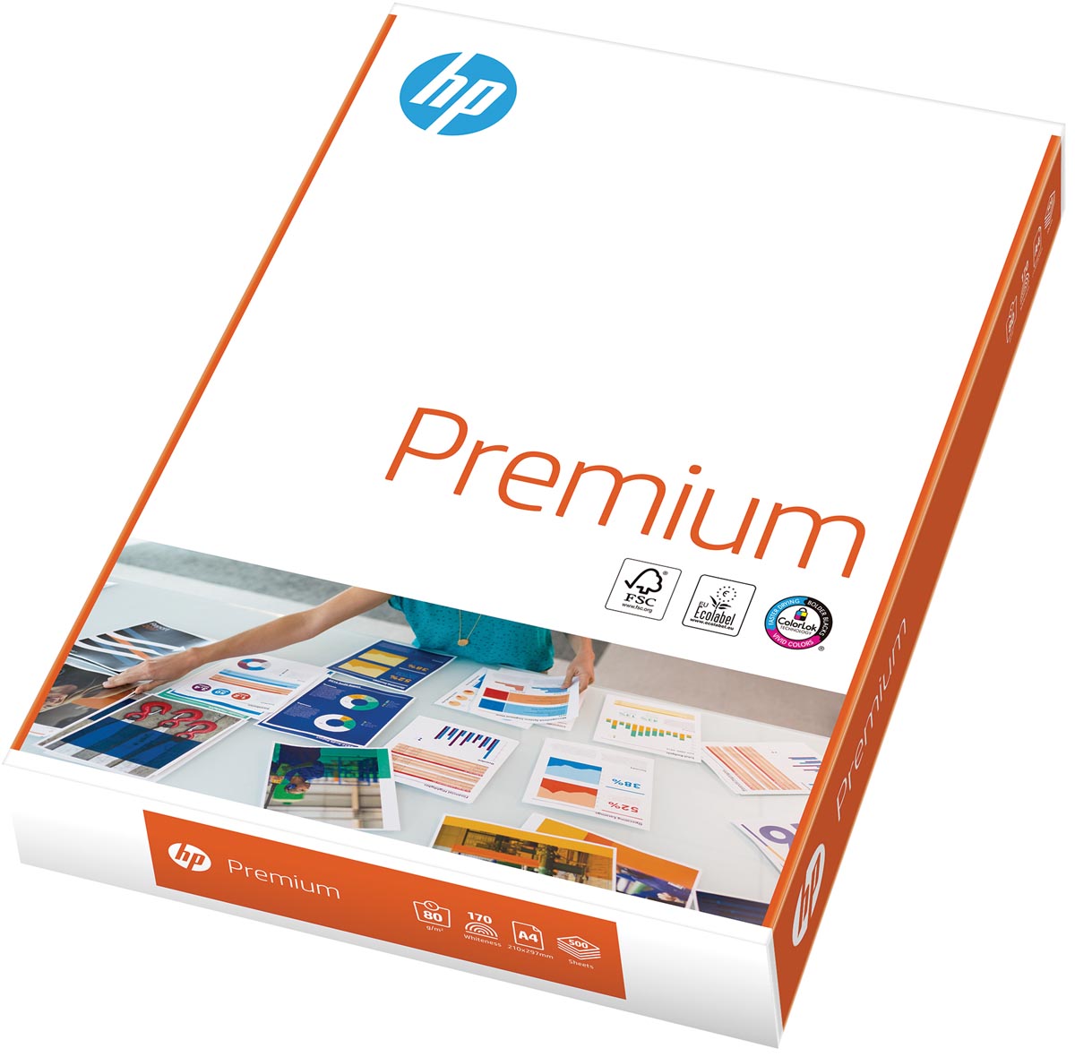 HP Premium printpapier ft A4, 80 g, pak van 500 vel