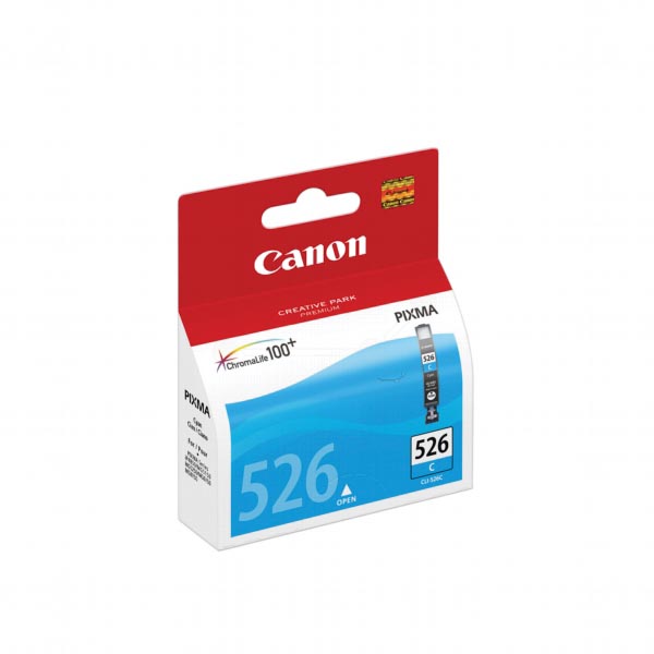 Canon inktcartridge CLI-526C, 462 pagina's, OEM 4541B001, cyaan Canon inktcartridge CLI-526C, 462 pagina's, OEM 4541B001, cyaan