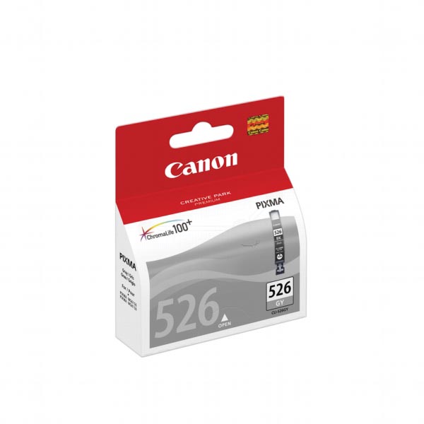 Canon inktcartridge CLI-526GY, 437 pagina&apos;s, OEM 4544B001, grijs afbeelding