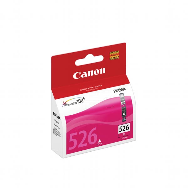 Canon inktcartridge CLI-526M, 520 pagina&apos;s, OEM 4542B001, magenta afbeelding