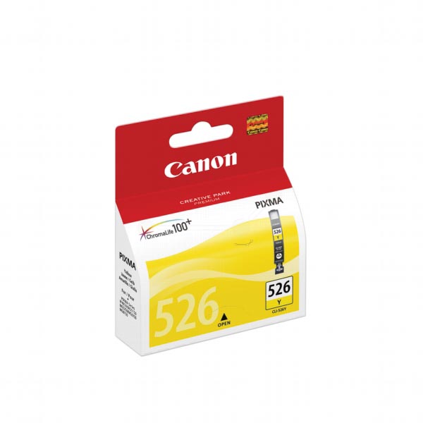 Canon inktcartridge CLI-526Y, 450 pagina&apos;s, OEM 4543B001, geel afbeelding