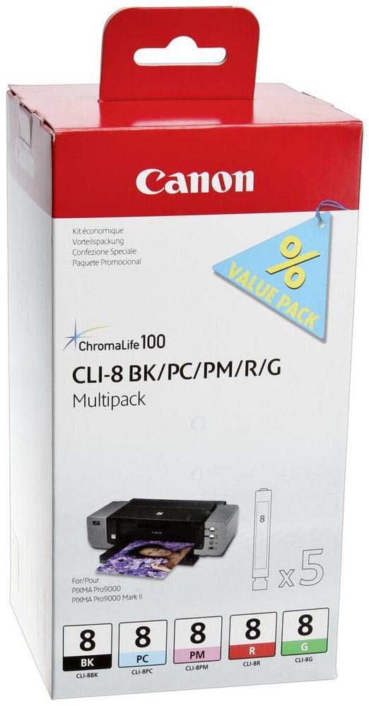 Canon inktcartridge CLI-8, 400-420 pagina&apos;s, OEM 0620B027, 4 kleuren