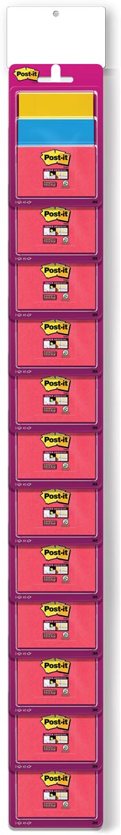 Post-it Super Sticky Notes clipstrip van 24 x ref. 3432S3P Post-it Super Sticky Notes clipstrip van 24 x ref. 3432S3P