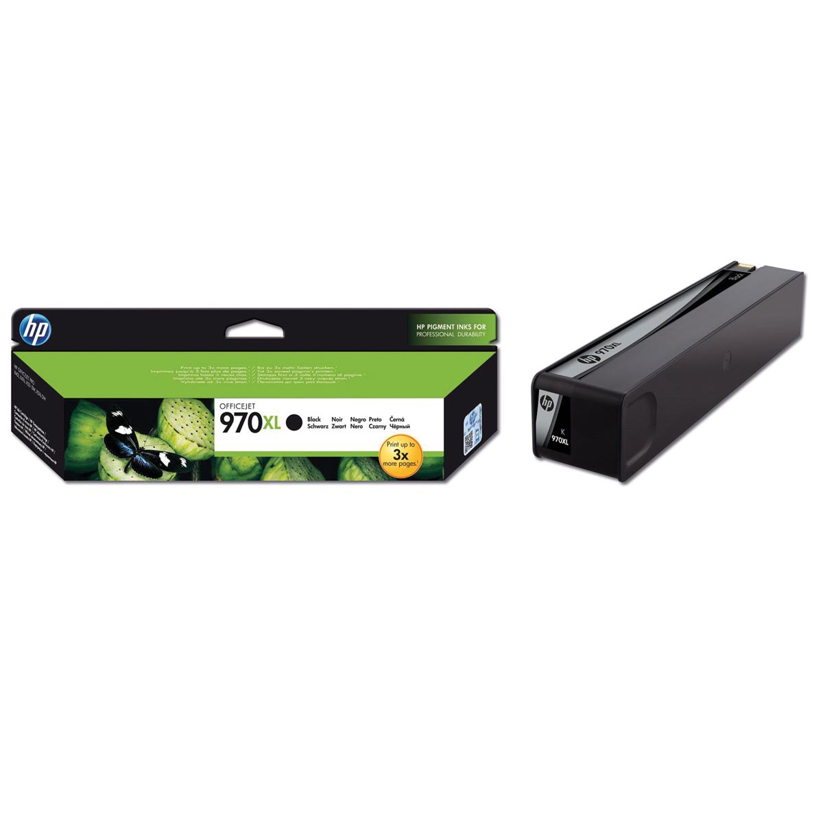 HP inktcartridge 970XL, 9.200 pagina&apos;s, OEM CN625AE, zwart afbeelding