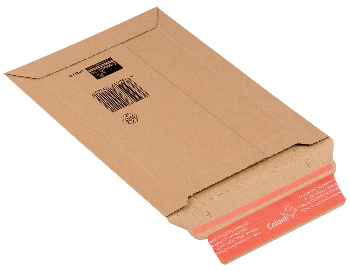 Colompac verzendenvelop CP010, ft 15 x 25 x 5 cm , bruin Colompac verzendenvelop CP010, ft 15 x 25 x 5 cm , bruin