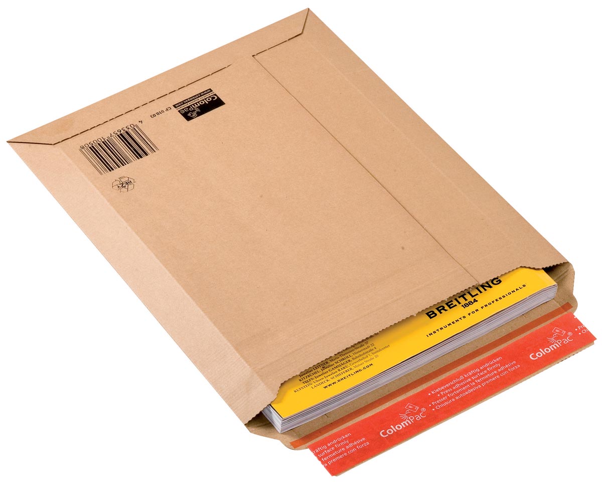 Colompac verzendenvelop CP010, ft 21,5 x 30 x 5 cm, bruin afbeelding