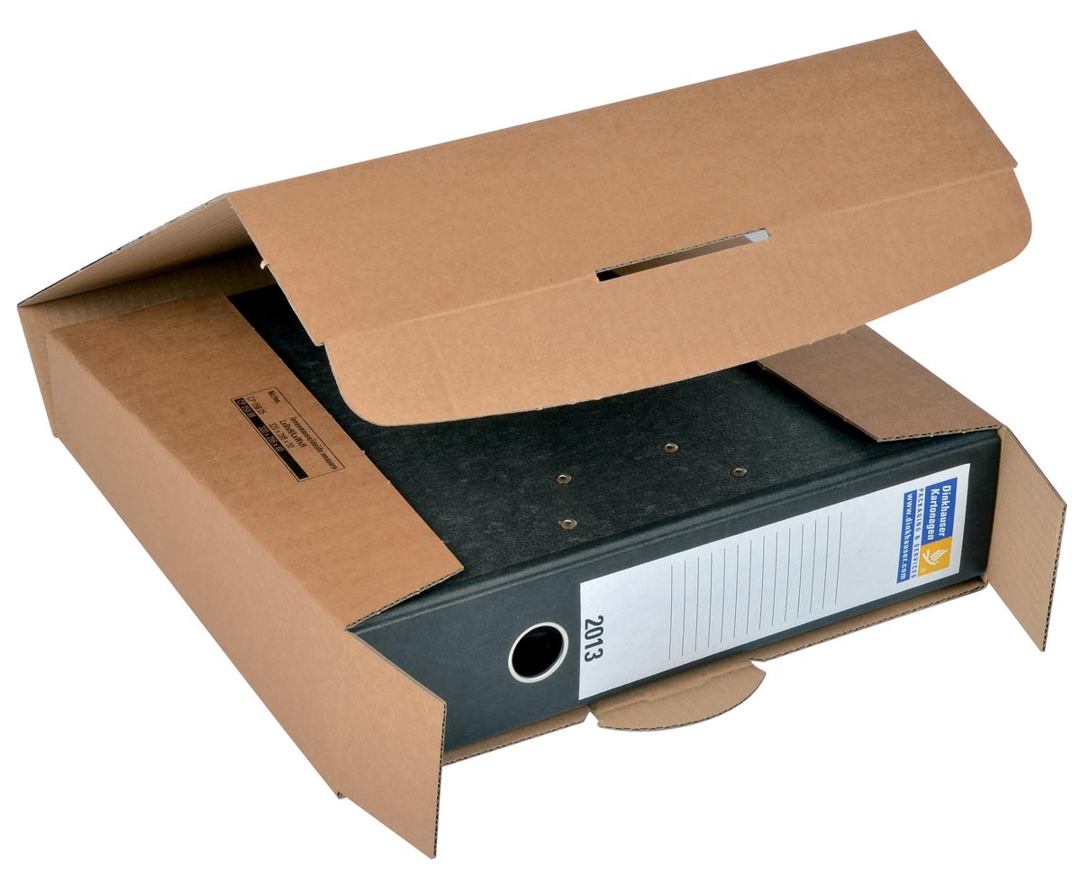 Colompac verzenddoos voor ordners CP058, ft 32,2 x 29,5 x 8 cm, bruin afbeelding